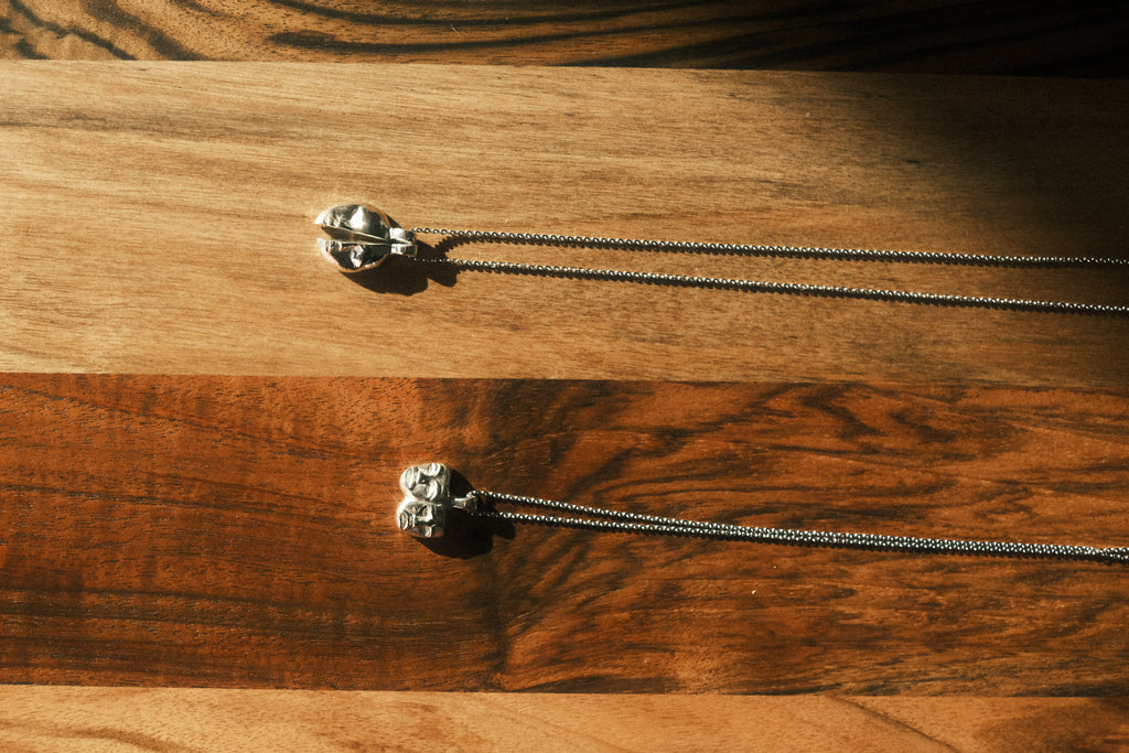 Thalia and Melpomene Theater Mask Pendant