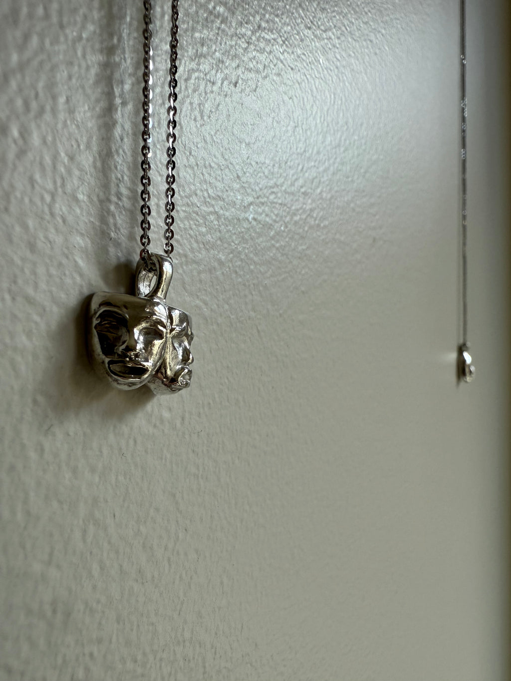 Thalia and Melpomene Theater Mask Pendant